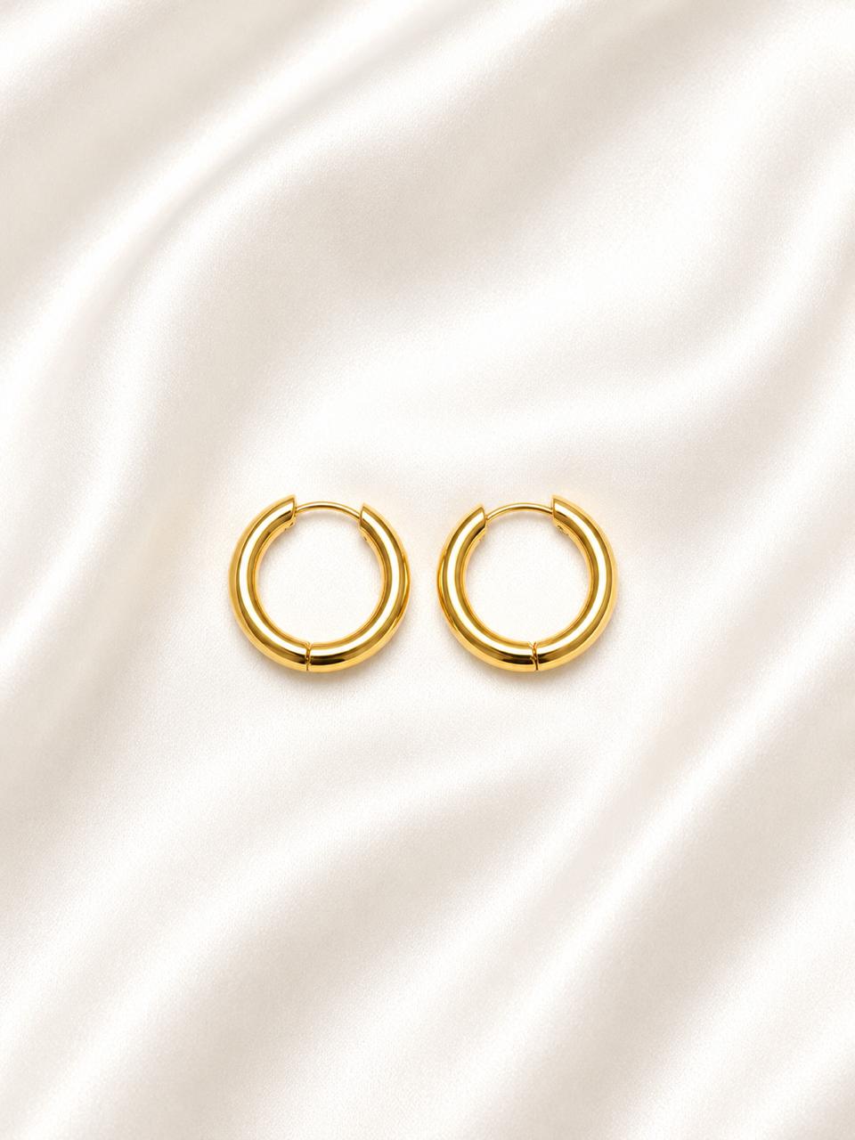 Classic Round Hoop Earrings