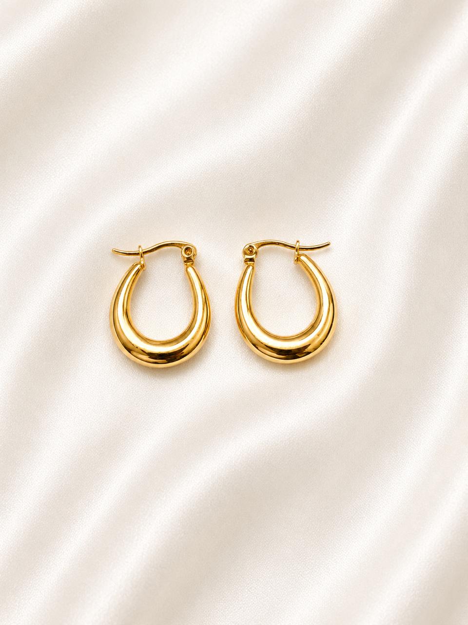 Teardrop Hoop Earrings